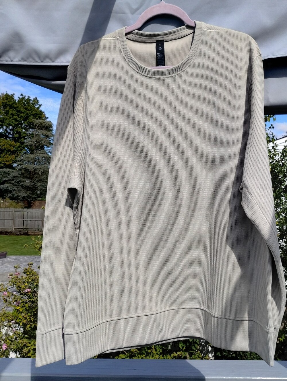 Lululemon Cotton Blend Waffle Knit Long Sleeve XL